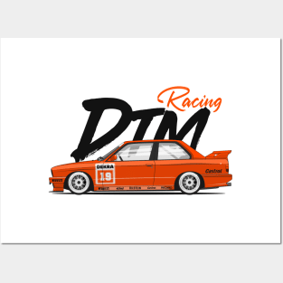 ORANGE E30 DTM RACING Posters and Art